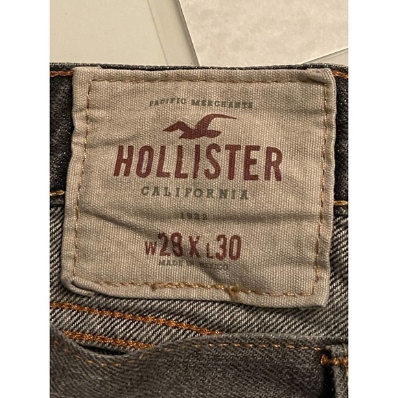 Hollister Jeans 28x30 Gray Denim - Picture 11 of 12